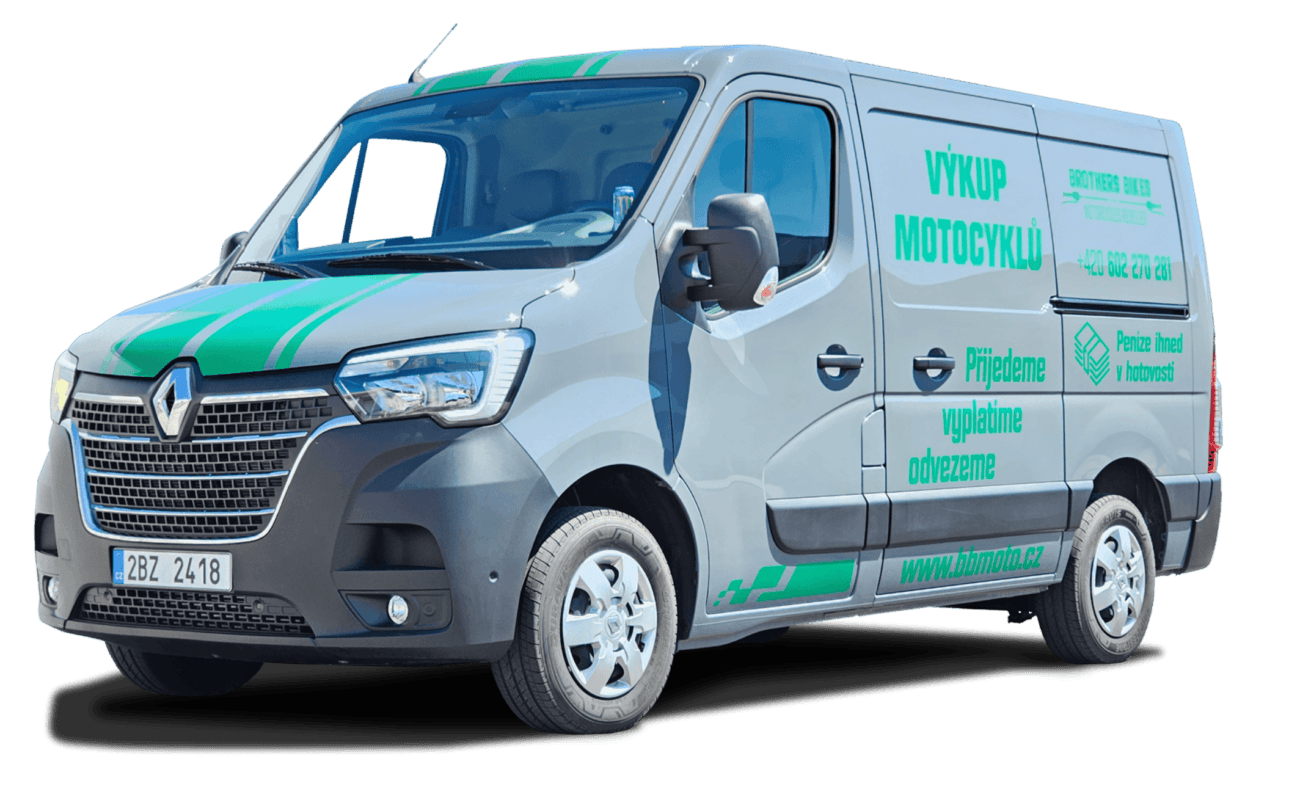 Výkup motorek - dodávka