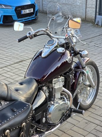 Na prodej Kawasaki EN 500, padací rám, brašny, plexi, opěrka