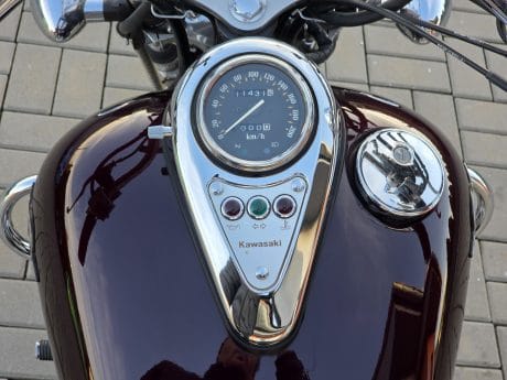 Na prodej Kawasaki EN 500, padací rám, brašny, plexi, opěrka